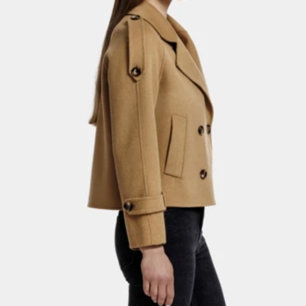 Cropped Pea Coat.